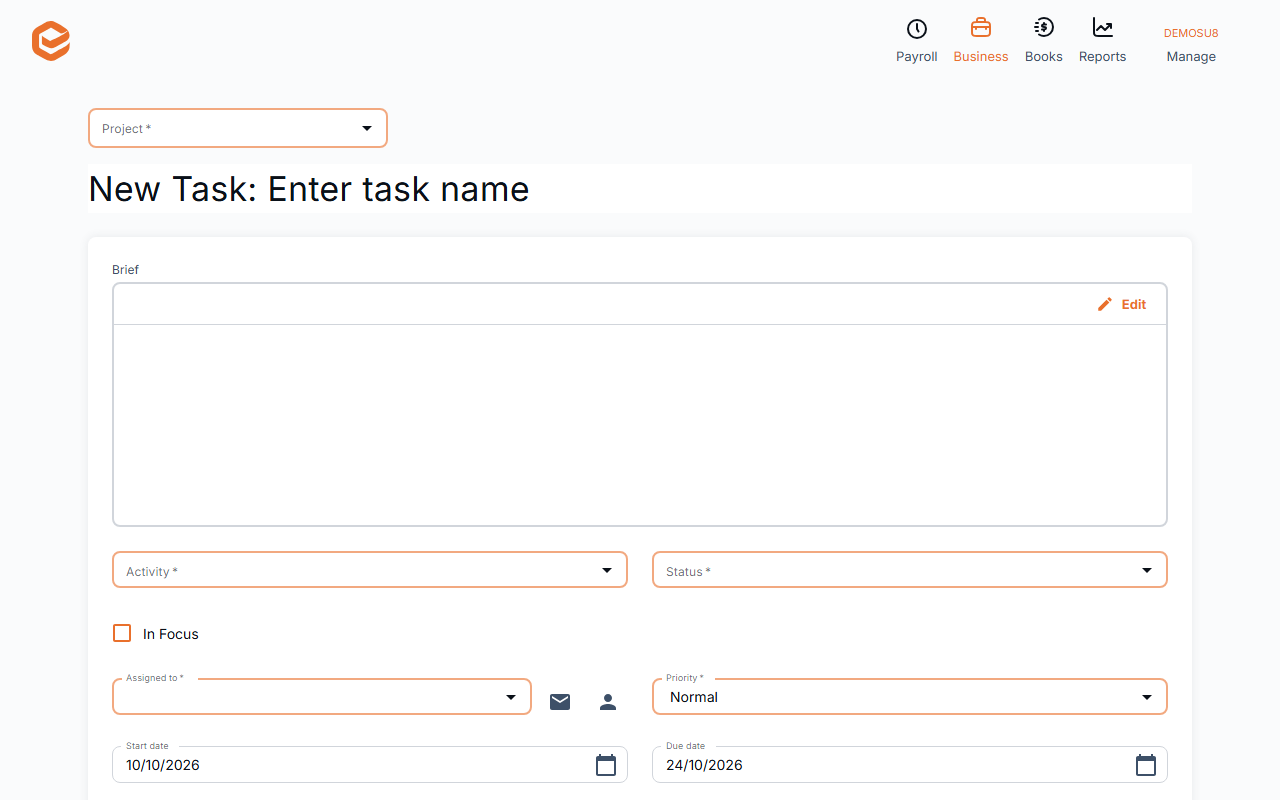 A new task