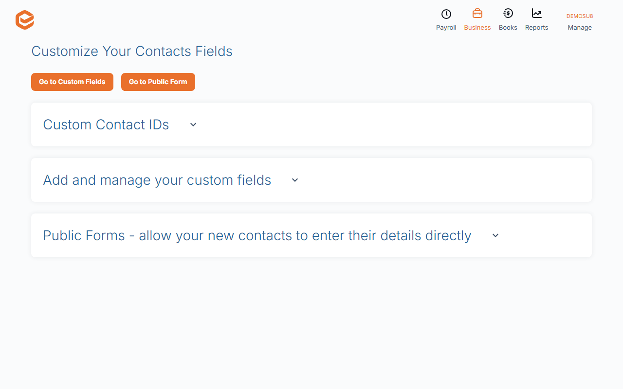 Customize Your Contacts Fields